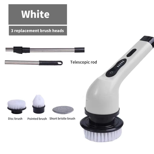 Household Cordless Spin Scrubber Kitchen Gadgets Hair Brushes Bathroom Broom Toilet Mops Electric Multipurpose Cleaning Brush